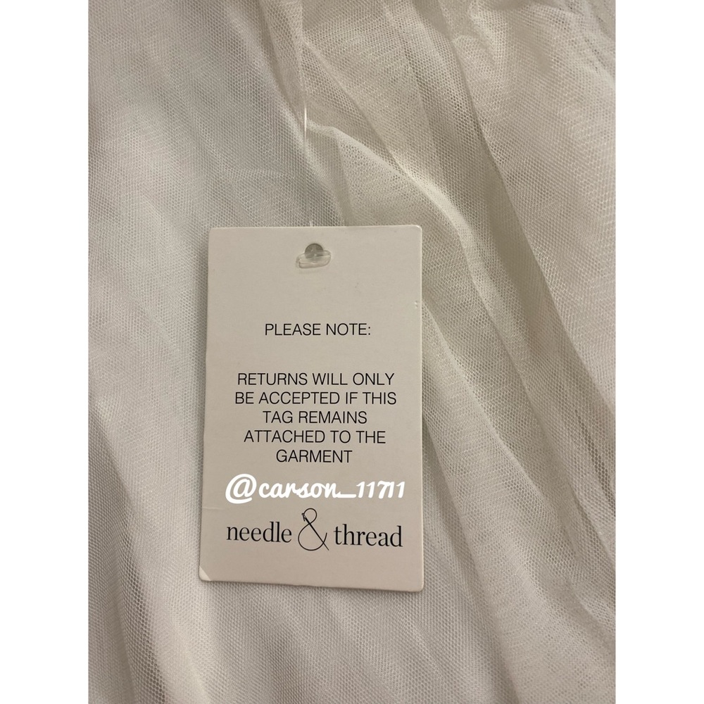 NWT Needle & Thread Bridal Embellished Tulle Gown 0 - Picture 12 of 12